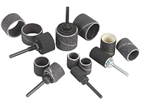 Mini-Size Standard Sanding Drum Kit includes Nut Lock Style Drums