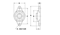 2-Bolt flange