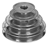 4 Step, Zinc Die Cast Step-Cone Pulley